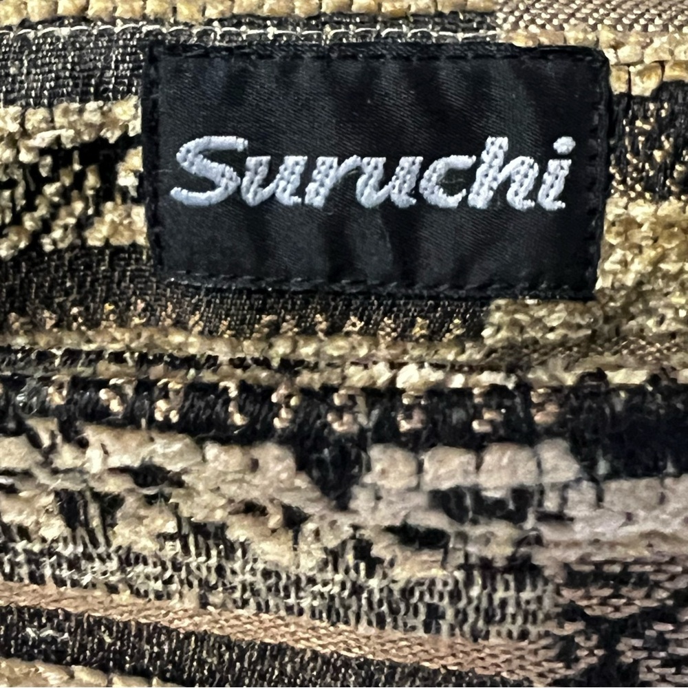 Suruchi Crossbody Boho Tapestry Bag / Purse With Magnetic and Beaded Closure - Picture 6 of 8